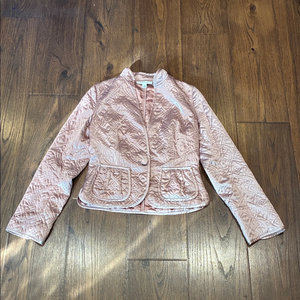 Banana Republic Quilted Blush Jacket